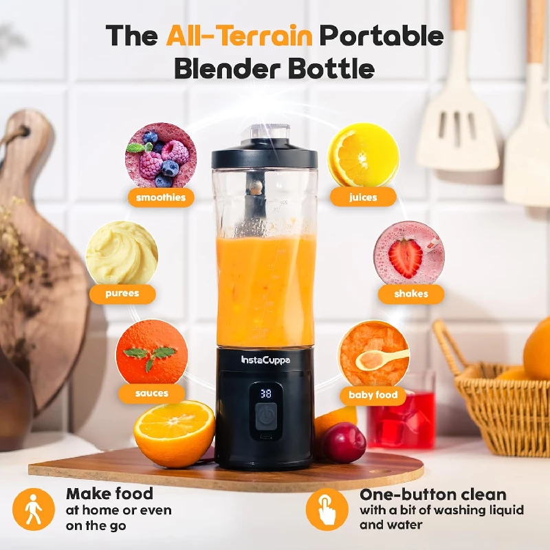 InstaCuppa 230 Watts Portable Blender Bottle-2.webp